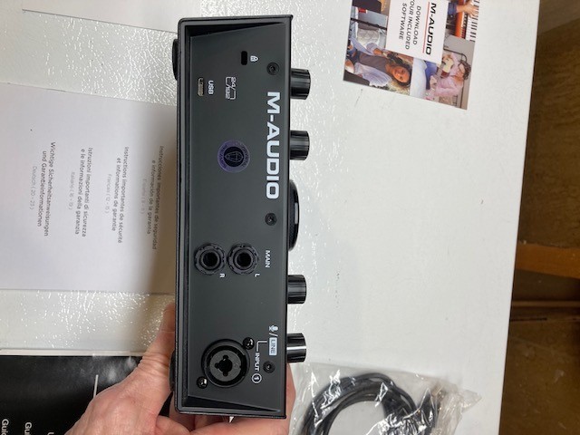 M-Audio 2x2 usb-c audio interface