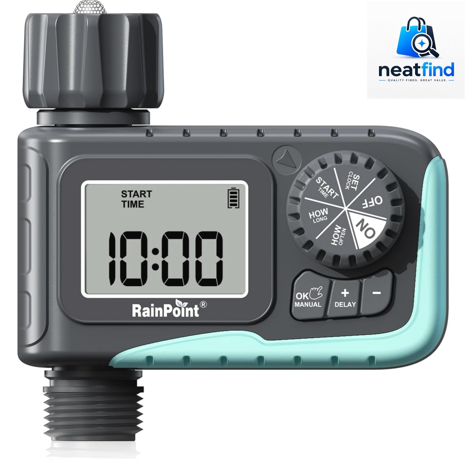 Sprinkler Timer, Programmable Water Timer for Garden Hose, Outdoor Soaker Hos...