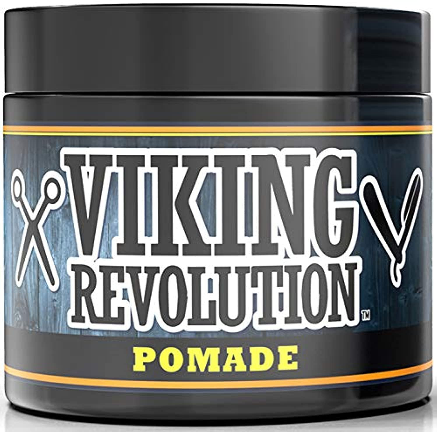 Viking Revolution Pomade for Men 4oz - Firm Strong Hold & 4 Ounce (Pack of 1)