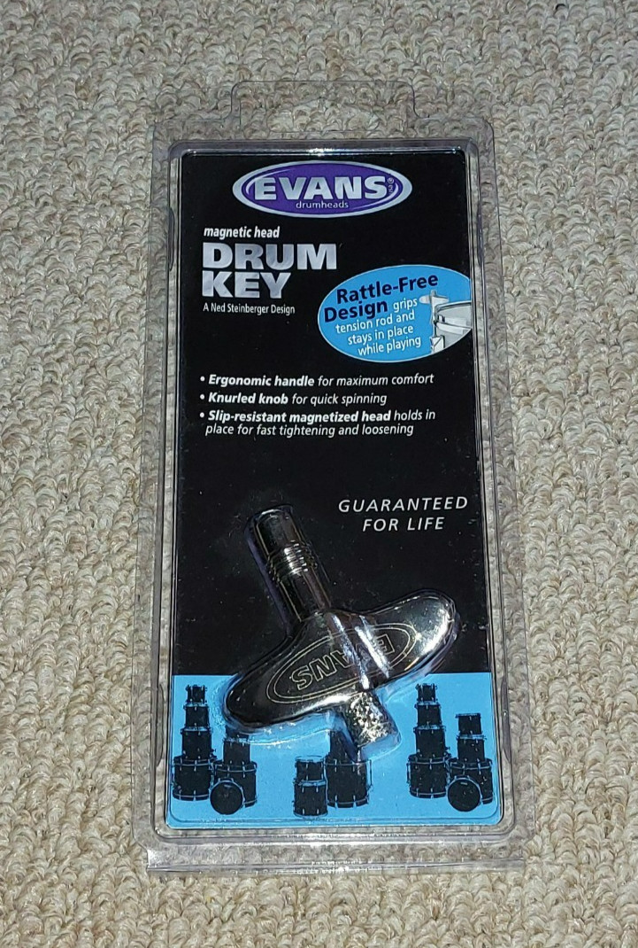Evans DADK Magnetic Head Drum Key Wrench - Chrome (573)