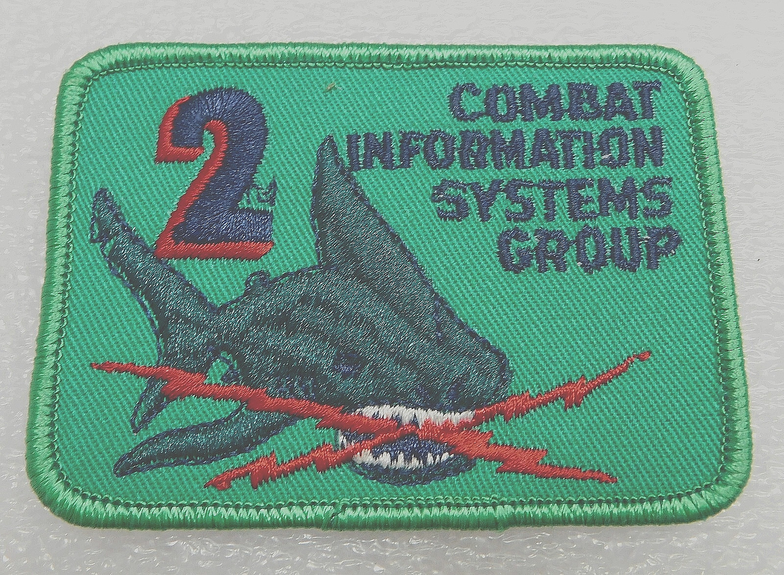 VINTAGE  USAF 2nd COMBAT INFORMATION SYSTEMS GROUP PATCH