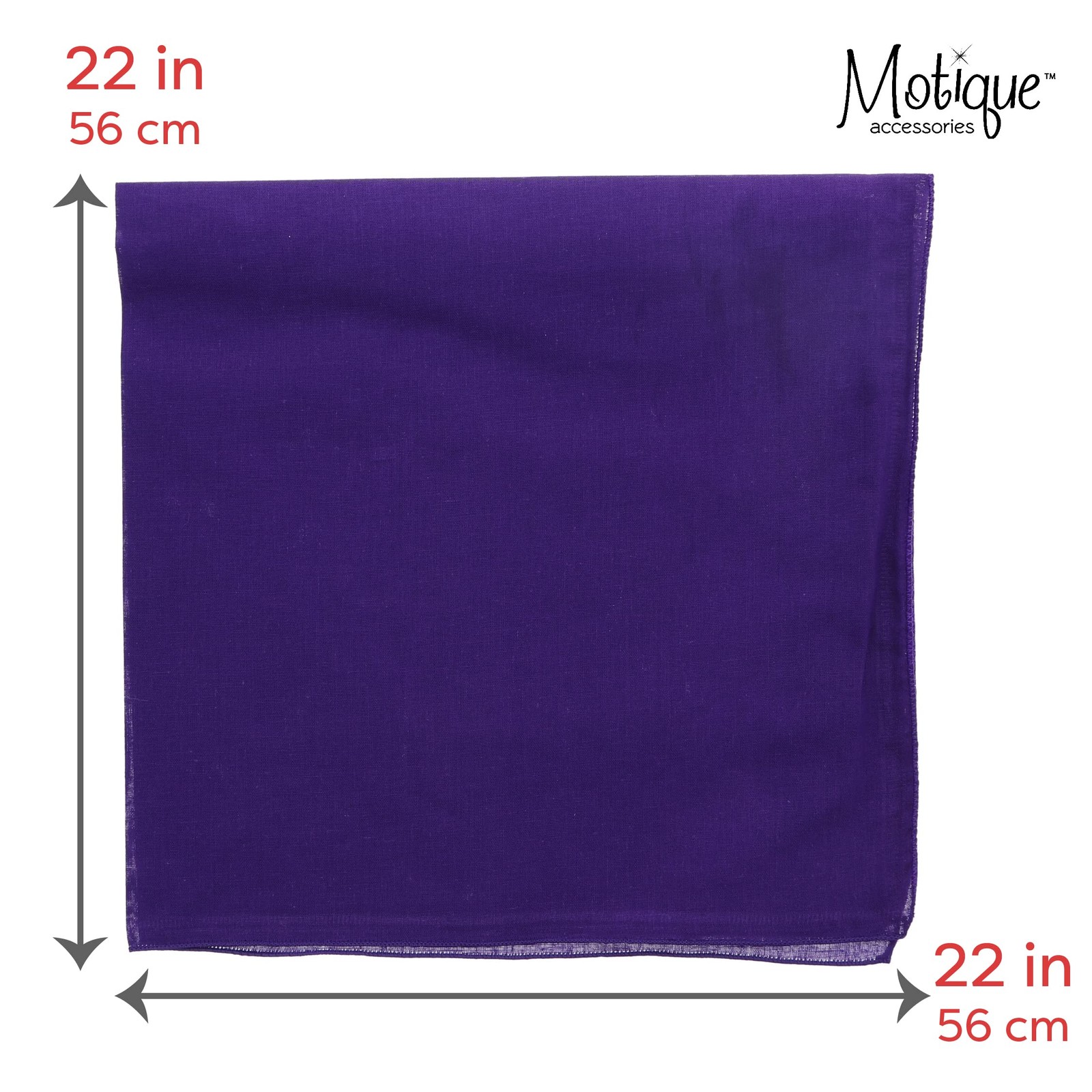 Solid Color Bandana-Purple