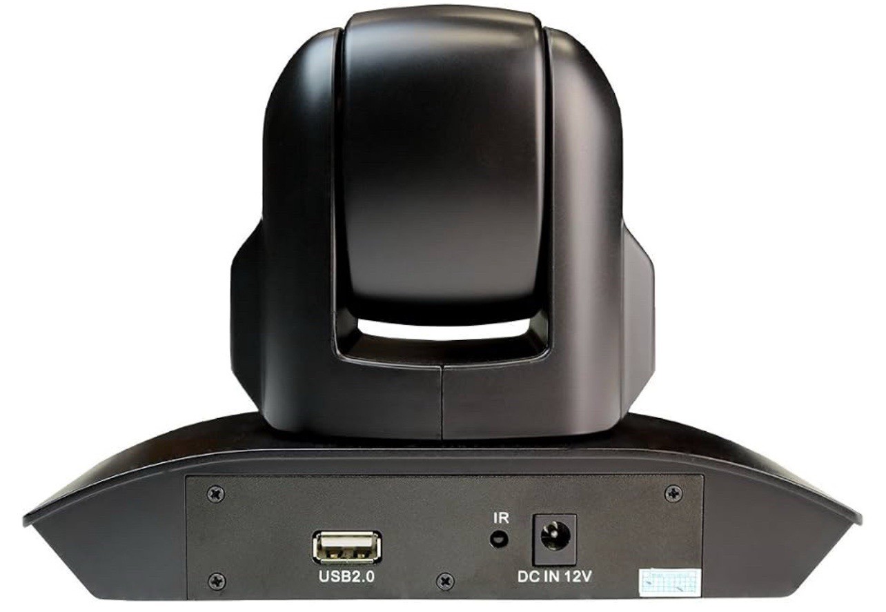 HuddleCamHD PTZ USB 2.0 1080p Conference Webcam w/ Built-In Microphone Black