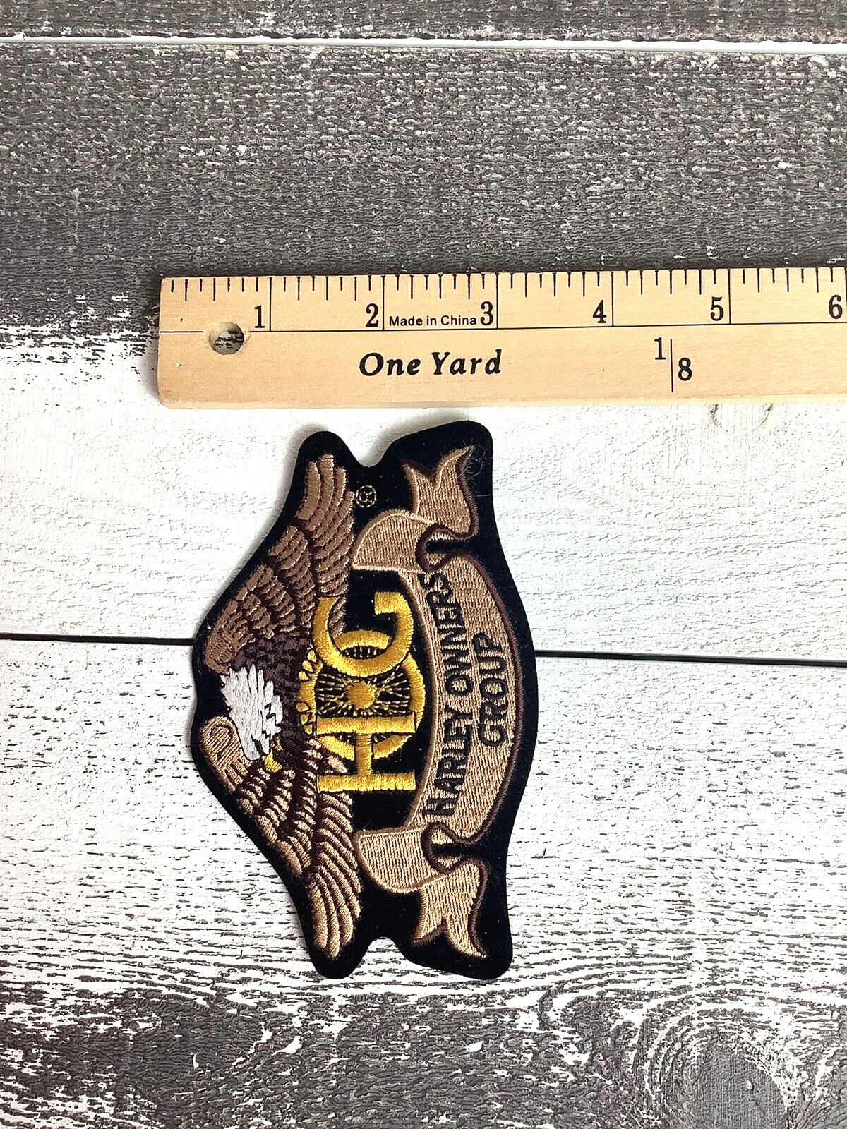 Harley Owners Group Patch 4.5" Embroidered