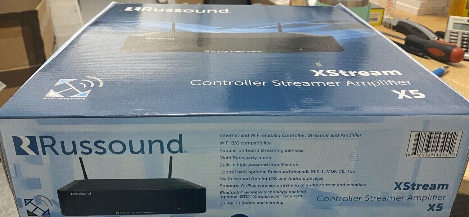 Russound XStream X5 Controller Streamer Amplifier