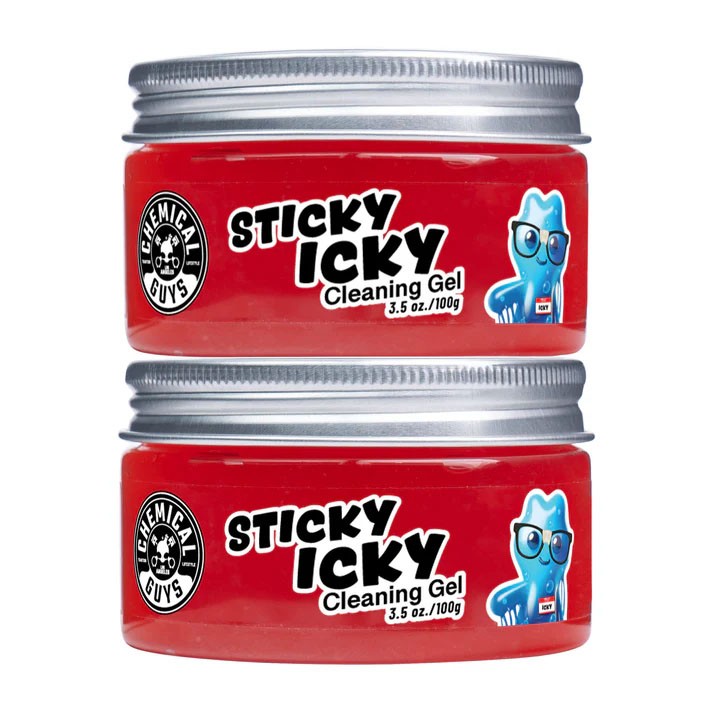 Chemical Guys - Sticky Icky Cleaning Gel, Strawberry Scent (2 Pack)