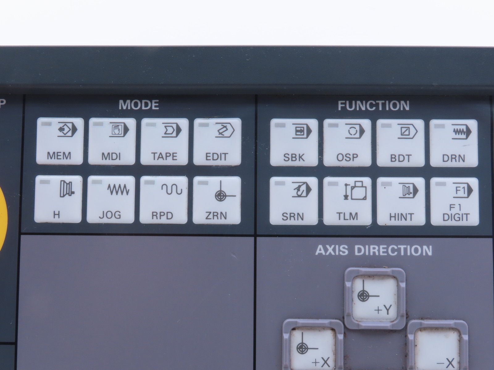Mori Seiki SH-630 HMI Operator Push Button Control Panel Unit E54017B01 READ
