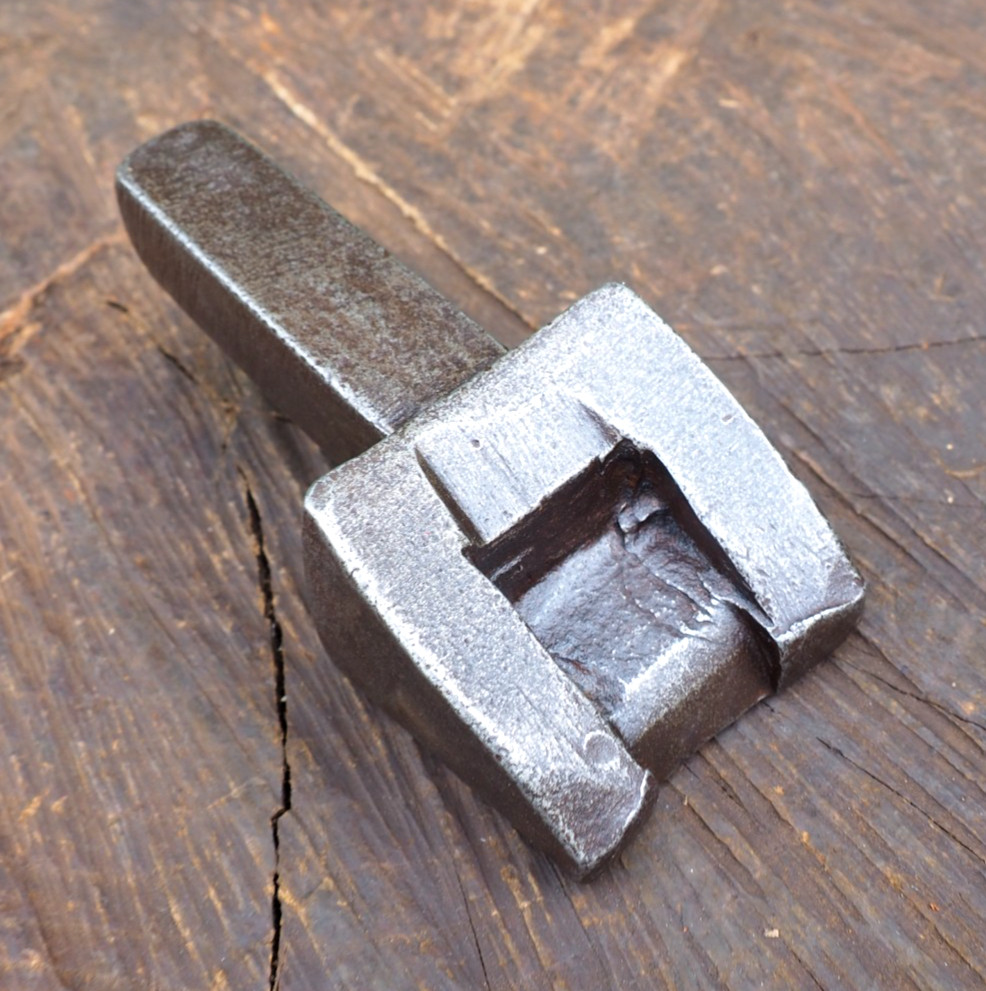SPECIALTY BLACKSMITH "FORMING" SWAGE BLOCK ANVIL VINTAGE 1" TINSMITH IRON WORKER
