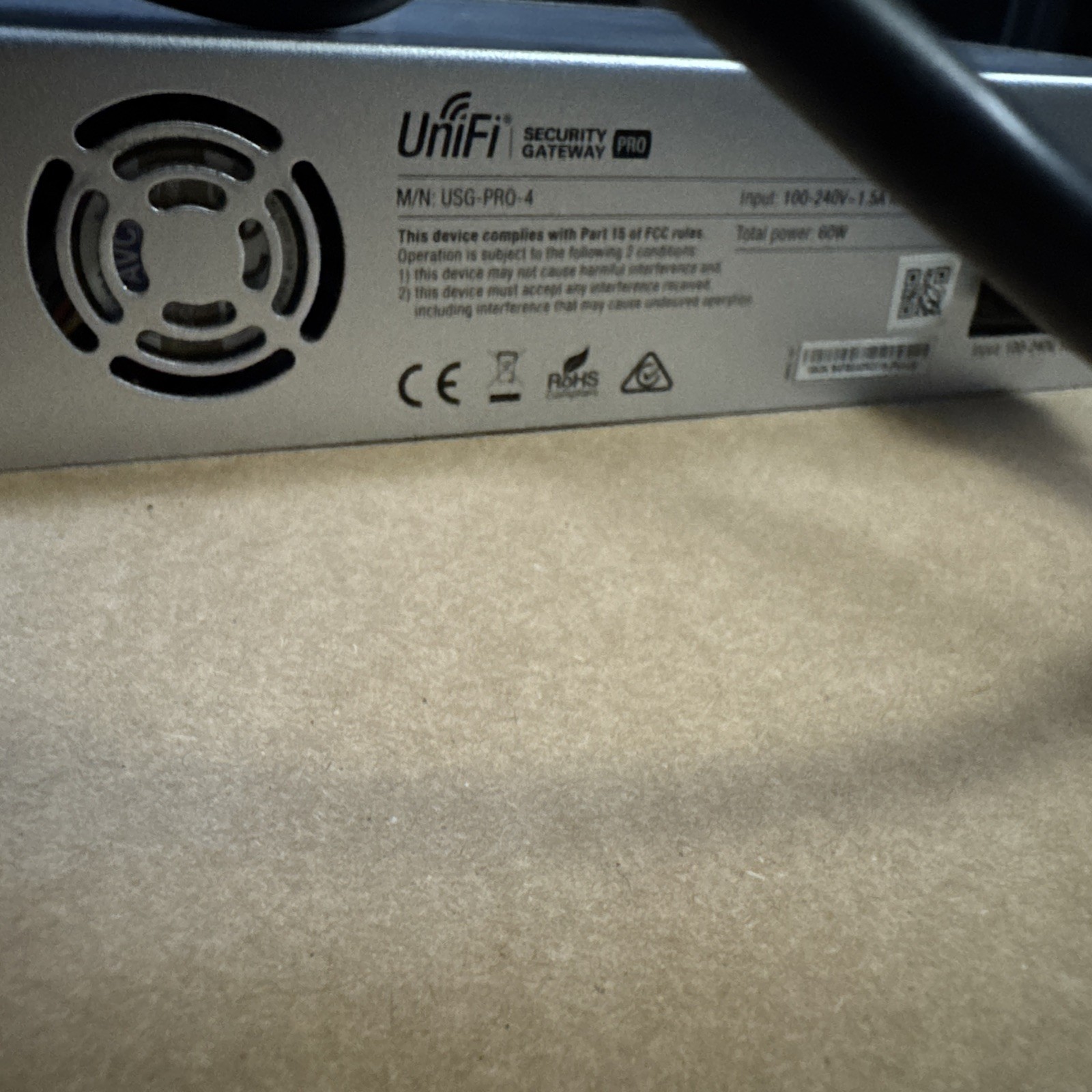 Ubiquiti Networks Unifi Security Gateway Pro 4 USG-PRO-4 Rack Mount