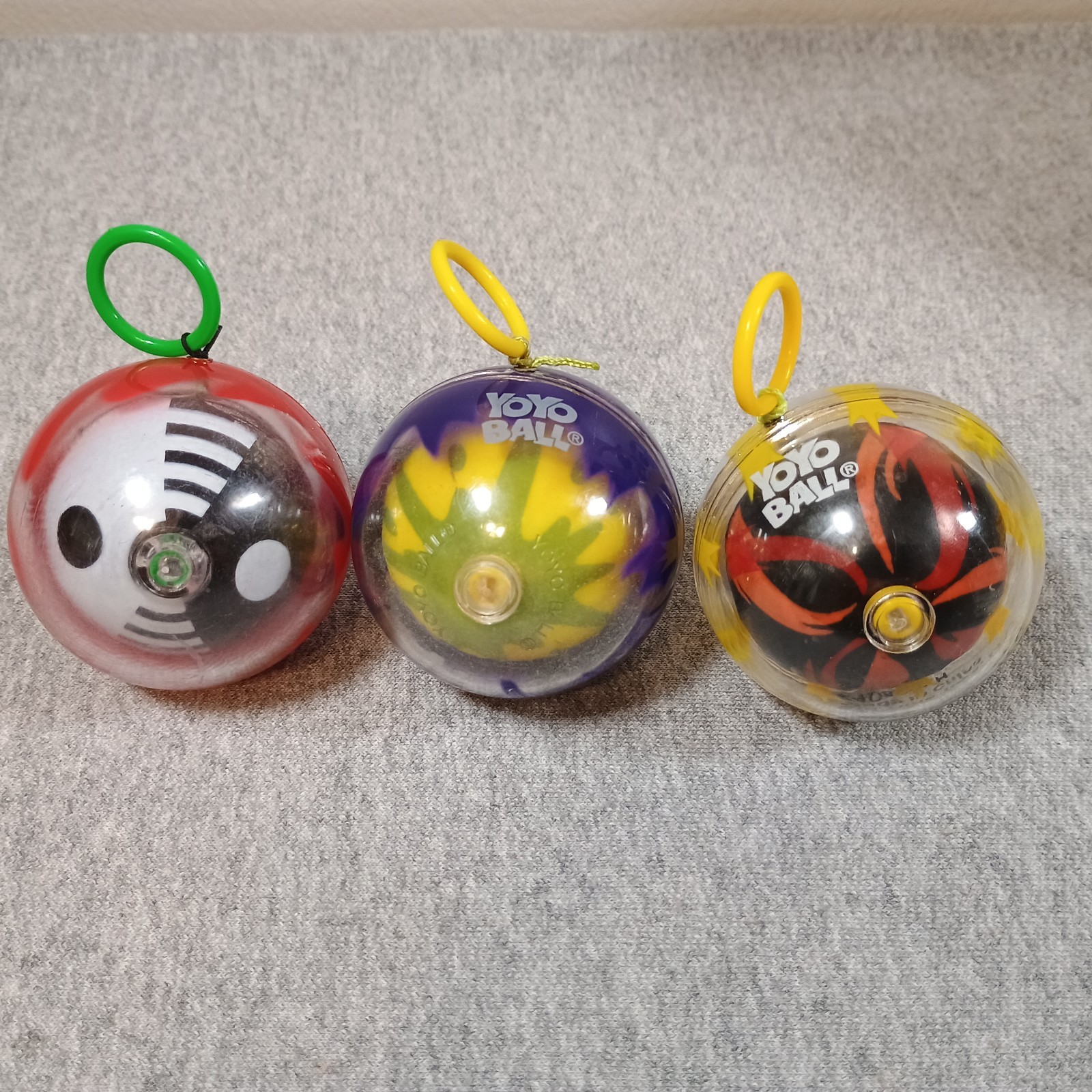 Vtg Lot of 3 YoYo Balls Big Time Toys