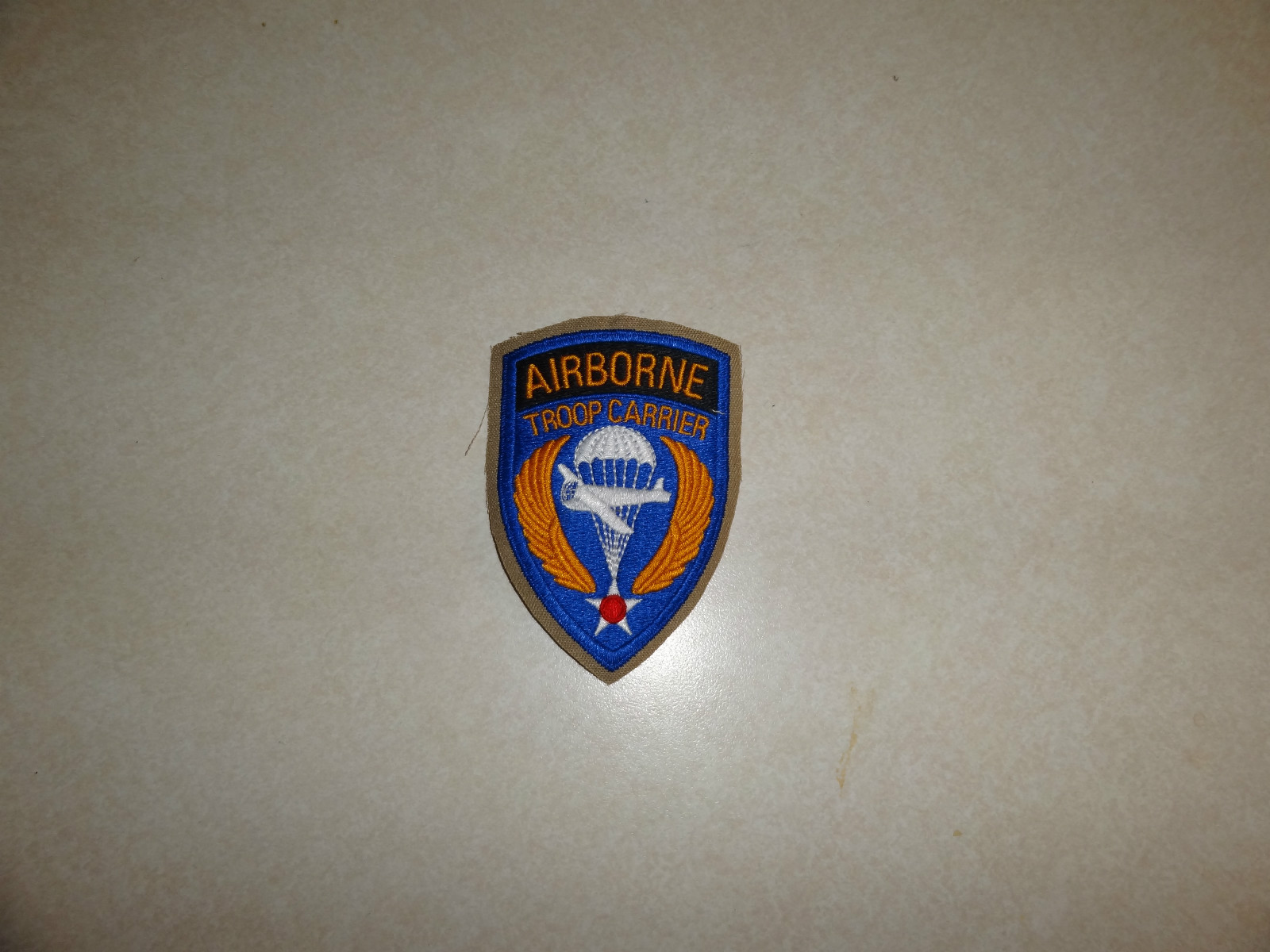 MILITARY US ARMY PATCH AIR CORPS AIRBORNE TROOP CARRIER NEW