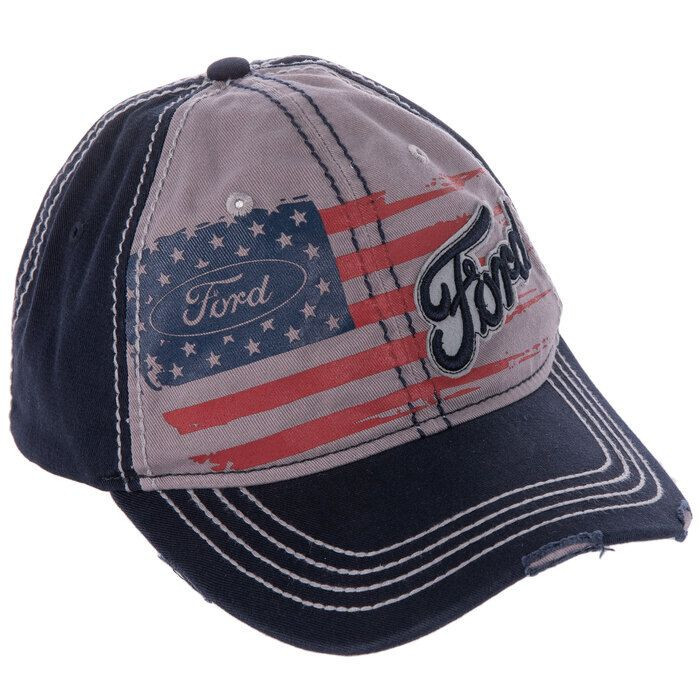 Hat - Ford American Flag Baseball Cap - Show Your Ford Pride & Get FREE US SHIP!