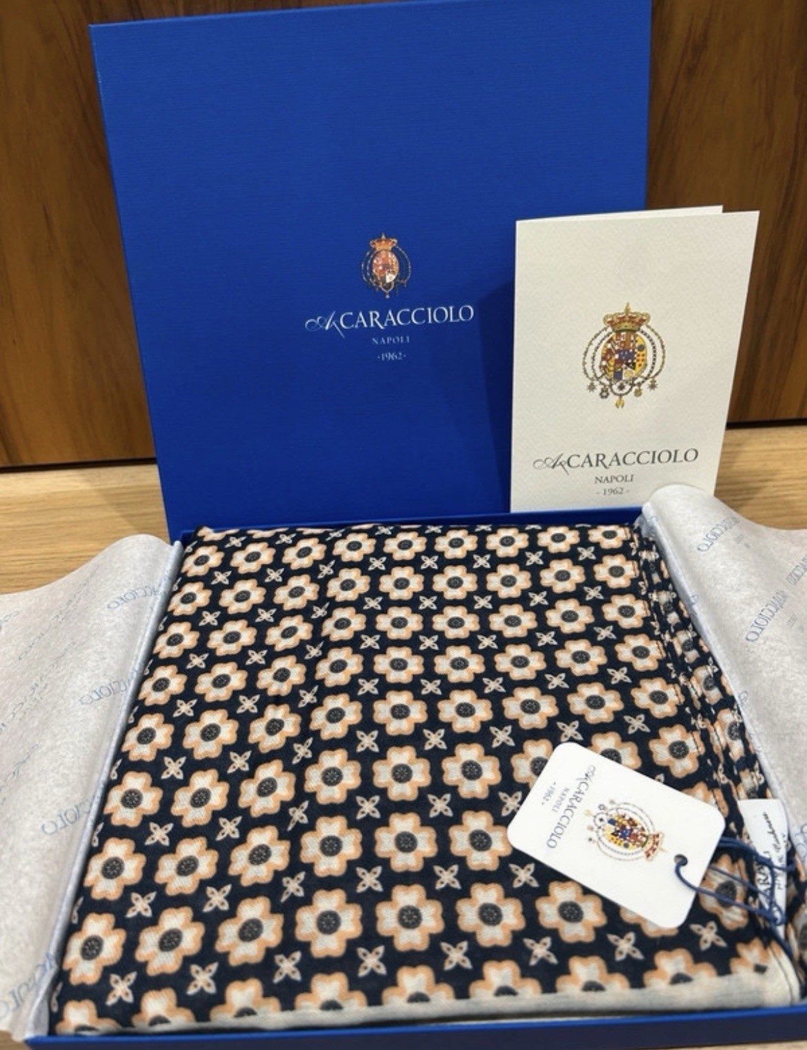 Caracciolo Cashmere and Wool Tailored Scarf