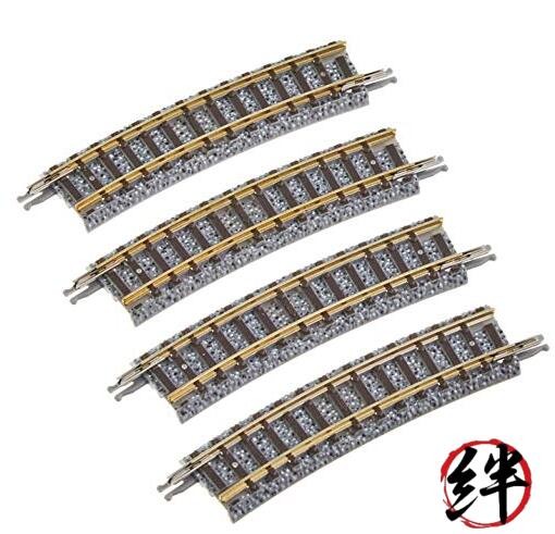 TOMIX N Gauge Curved Rail C280-15 F Set of 4 1854 Model Railroad Supplies