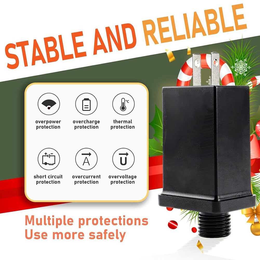 2PCS Replacement Yard Inflatable Adapter 12V 1A,Class 2 Supply with 9.84ft5124