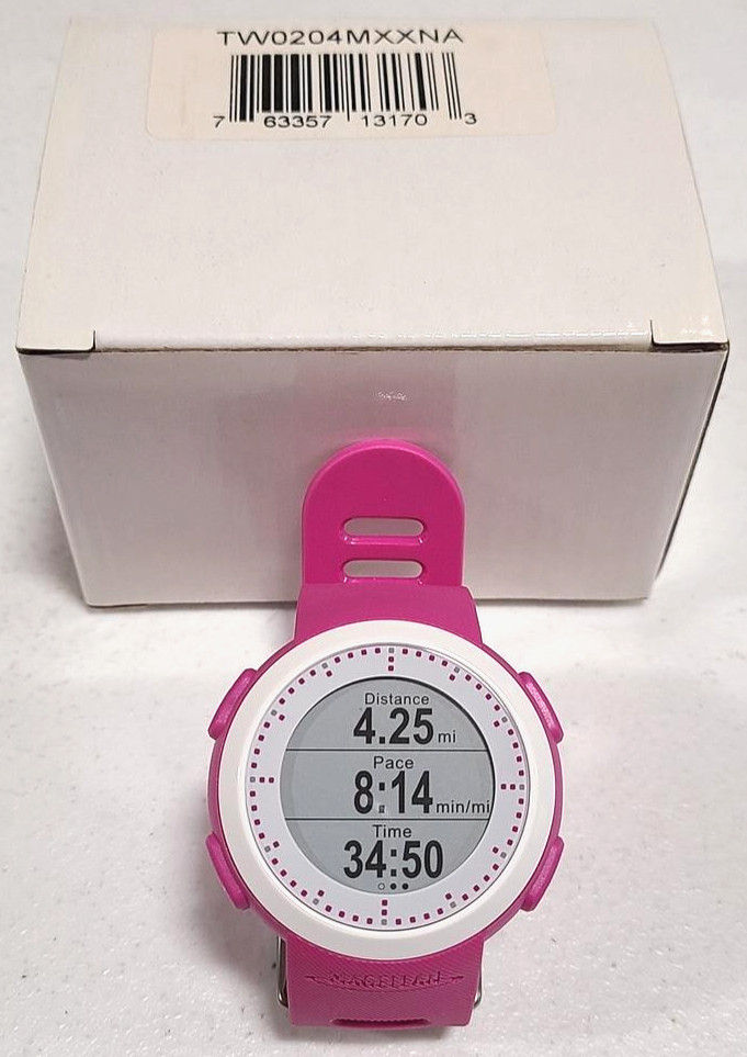 NEW Magellan Echo Smart Watch DISPLAY DUMMY Pink & White Strap TW0204MXXNA
