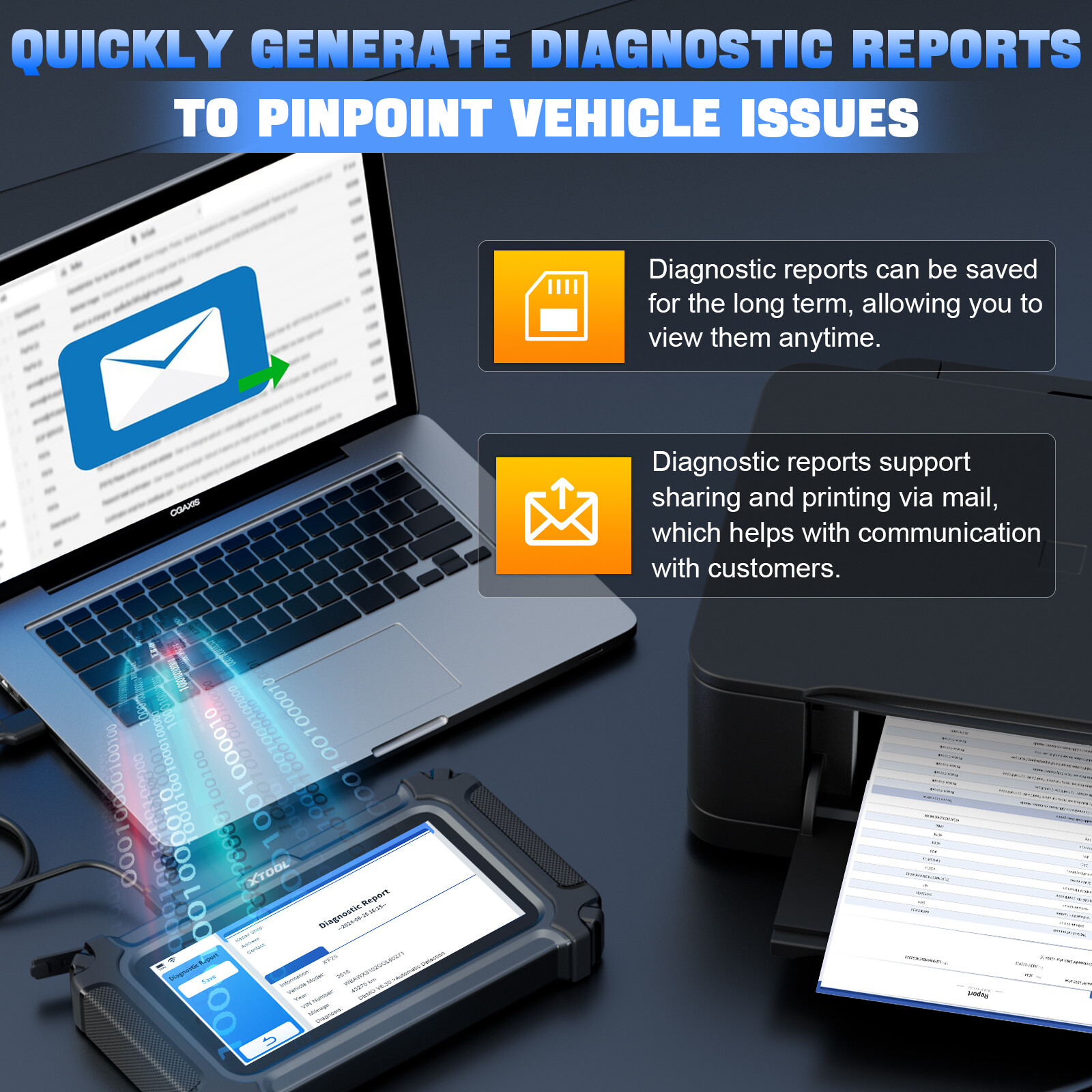 NEW XTOOL D5 Car OBD2 Scanner TCM ABS SRS Engine Code Reader Diagnostic Tool FCA