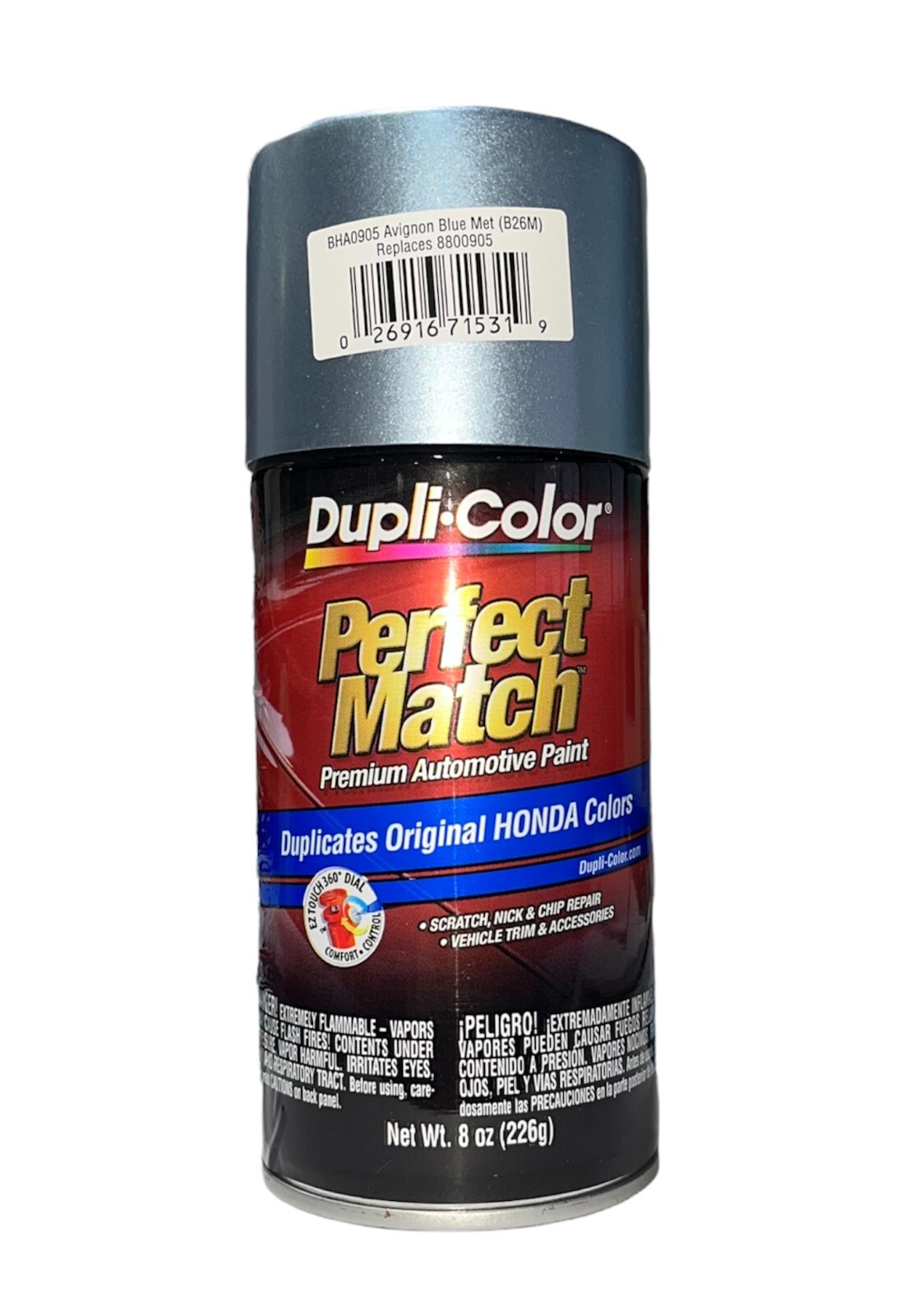 Dupli-Color BHA0905 Avignon Blue Met Honda Exact Match Auto Paint 8 oz. Can B26M