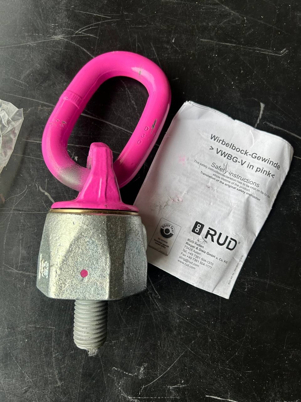 RUD VWBG-V Load Ring, Metric Thread