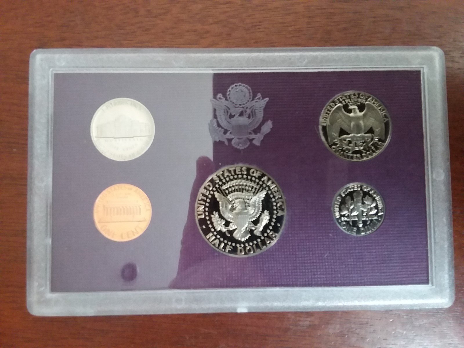 1985 US MINT PROOF SET UNCIRCULATED PENNY NICKEL DIME QUARTER HALF