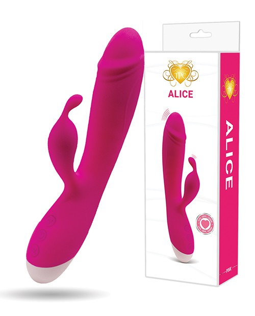 Dual Stimulation Rabbit Vibrator Alice Multi Function Pink Dual Stimulation Pink
