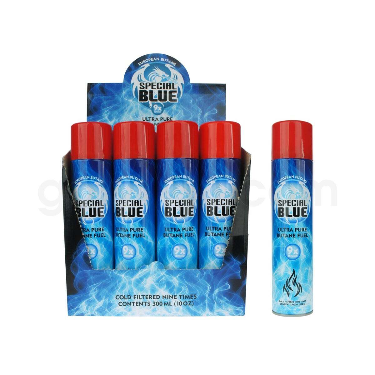 6 Cans - BUTANE Gas Special Blue 9X refined. Lighter Refill Wholesale Fuel