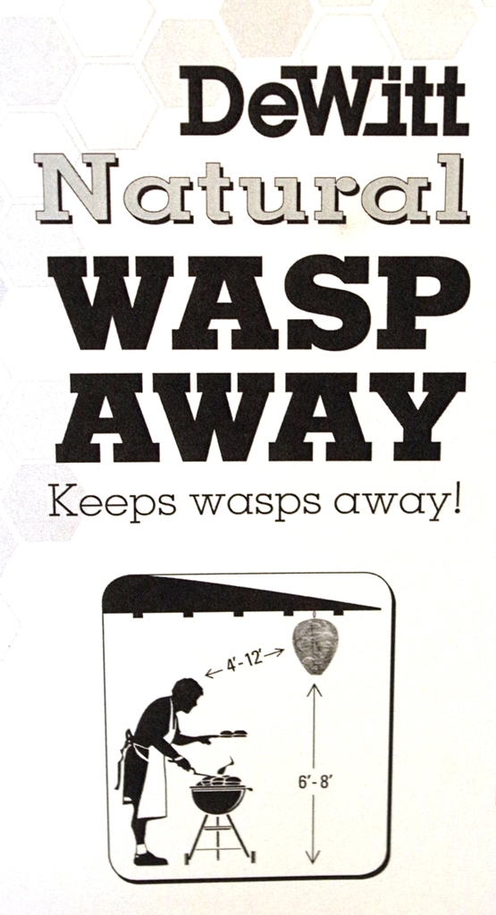 DEWITT NATURAL WASP AWAY - 4 PACK