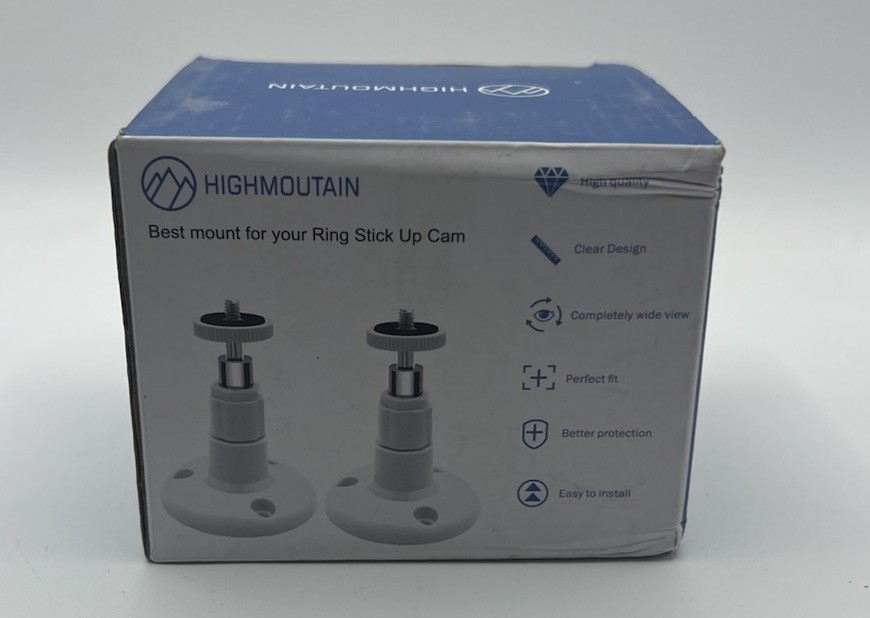 HIGHMOUNTAIN Ring Stick UP Cam Wall Mount Bracket 2 PACK