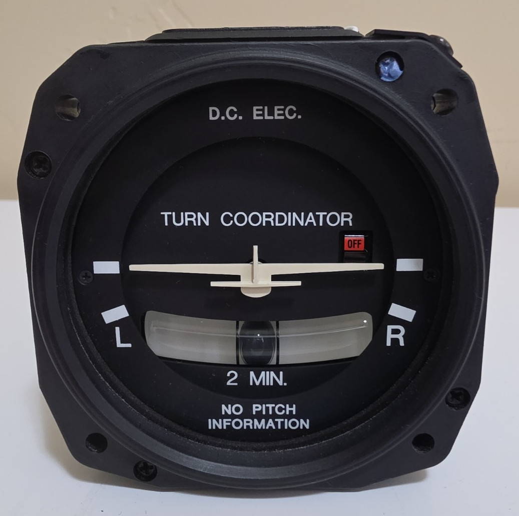 Mid-Continent P/N 1394T100-10RB Turn Coordinator 11-32 VDC