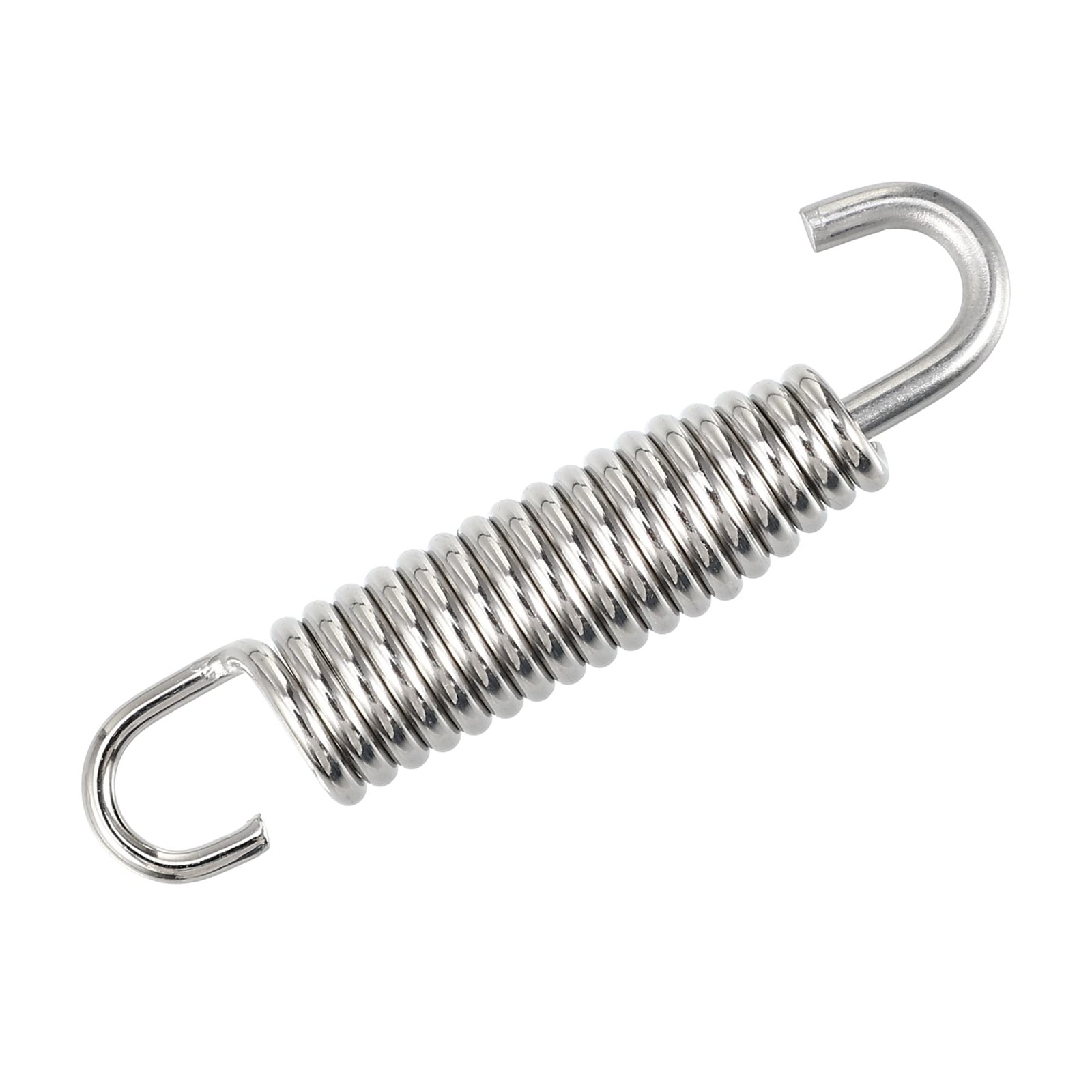 X AUTOHAUX 2 Pcs Universal Exhaust Pipe Spring for 2.28", Silver Tone