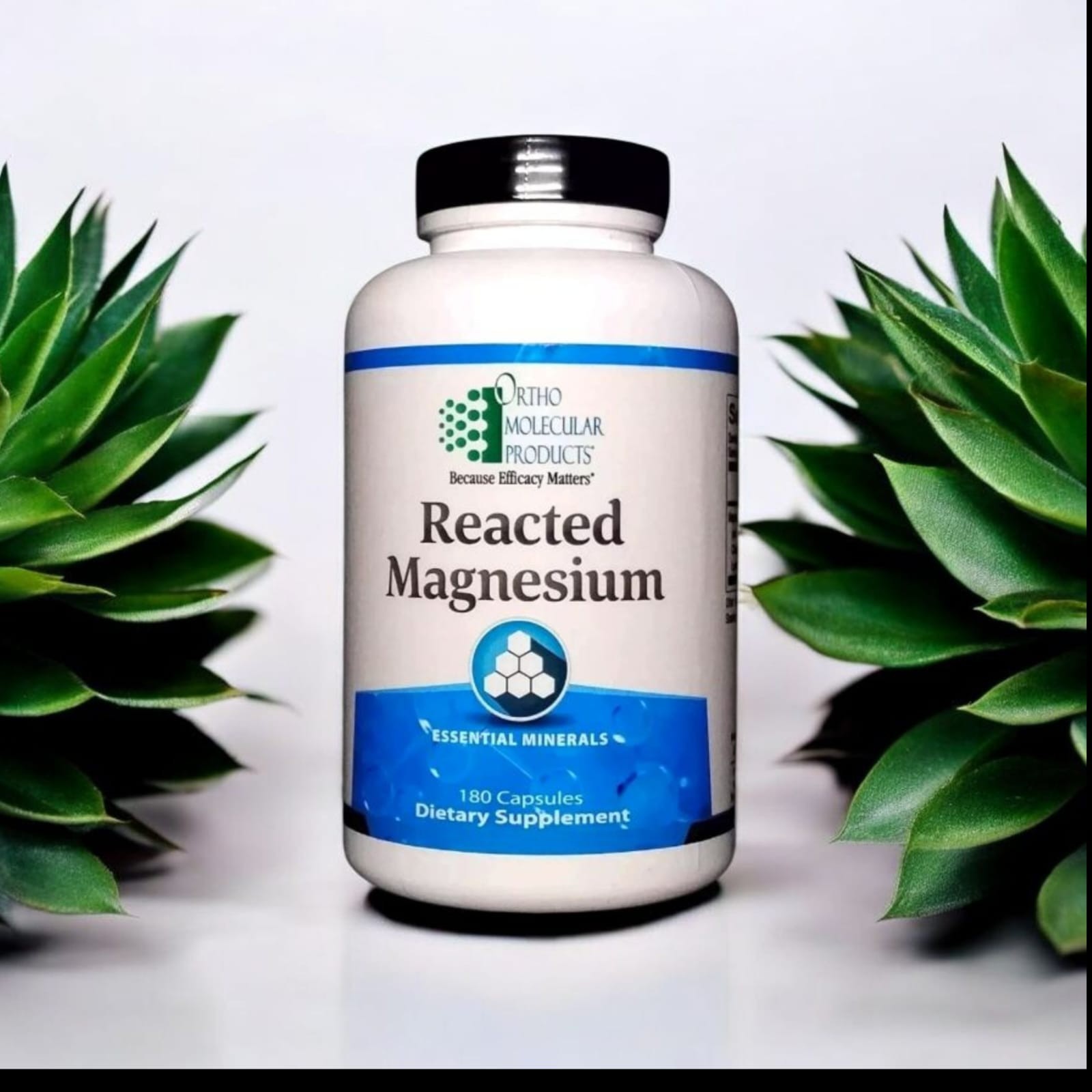 New Ortho Molecular Reacted Magnesium 180 Capsules – High-Absorption Free- ship