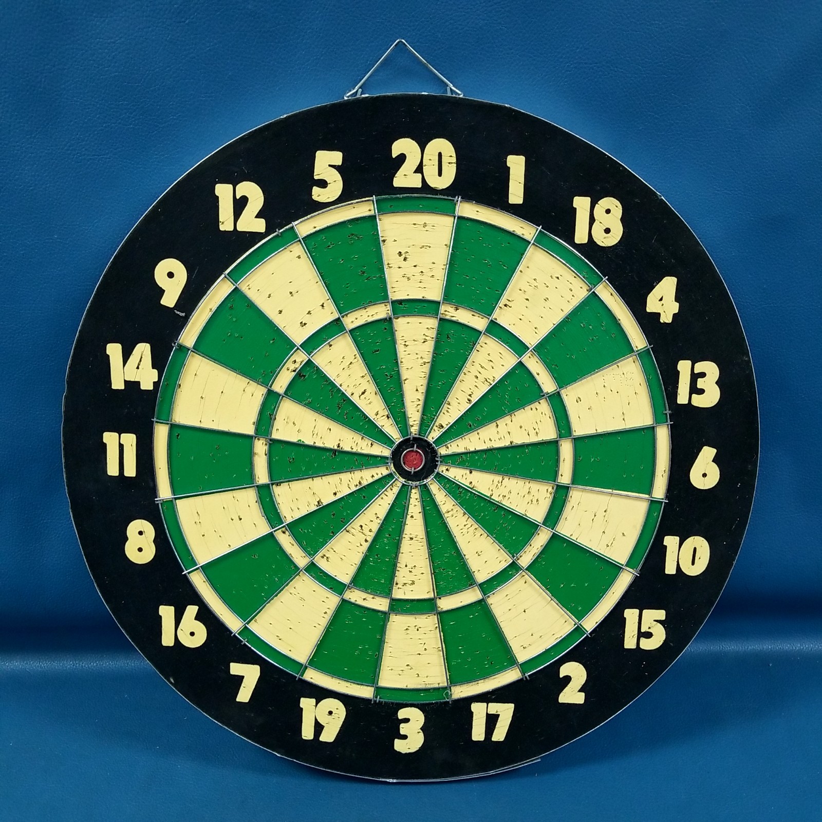 VTG 17.75" Double-Sided Baseball/Darts Game Board Wooden Made in Taiwan