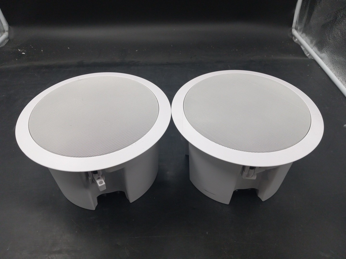 Lot of 2 - Audio Enhancement FreeSpace DS 16F Wired Ceiling Speakers White Round