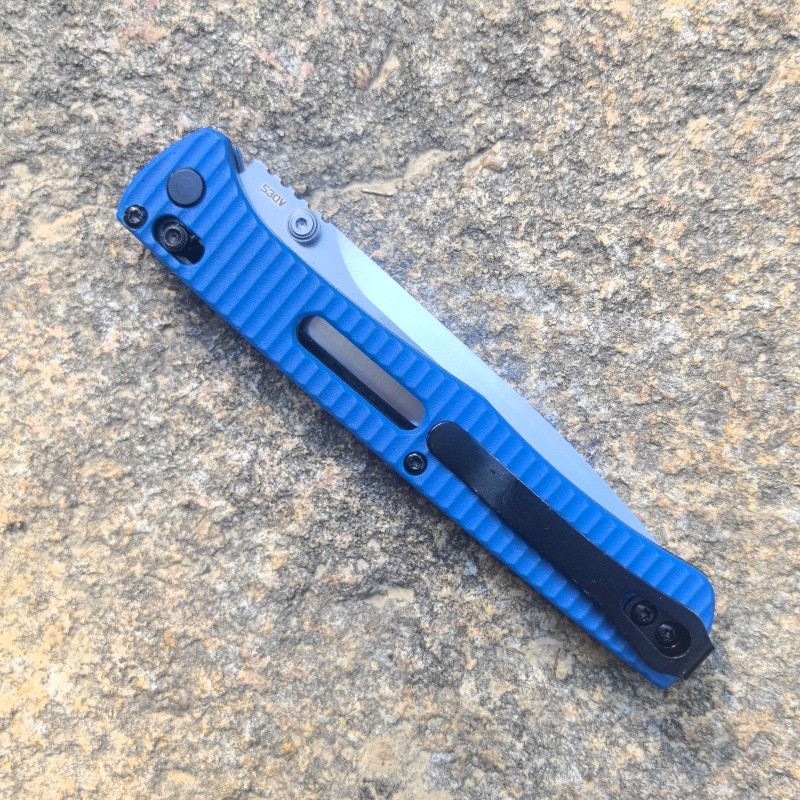 8.7" 417 S30V Blade Fiberglass Handle Tactical Outdoor Pocket Folding Knife Edc