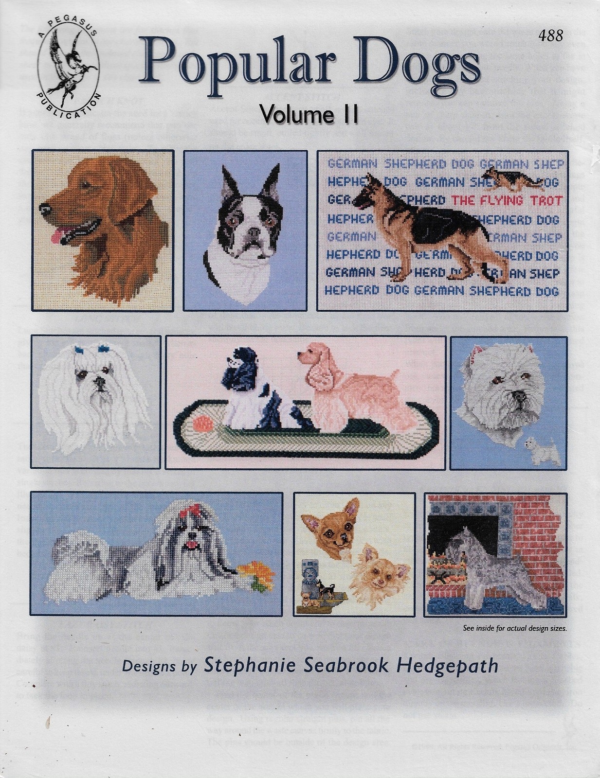Popular Dogs II by Pegasus cross stitch pattern