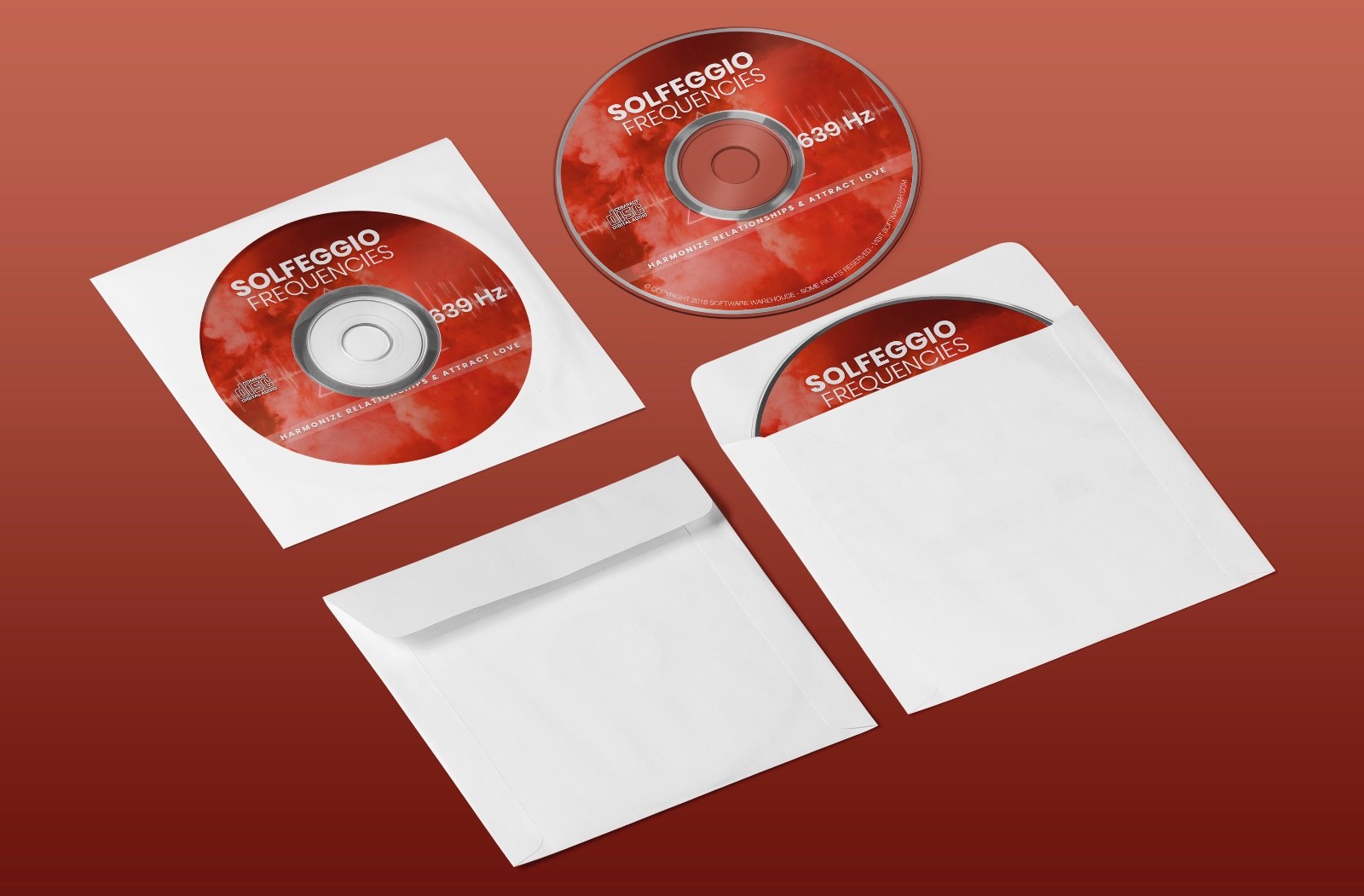 Solfeggio Frequencies - All Nine Audio Discs - Complete CD Set - 9 CDs