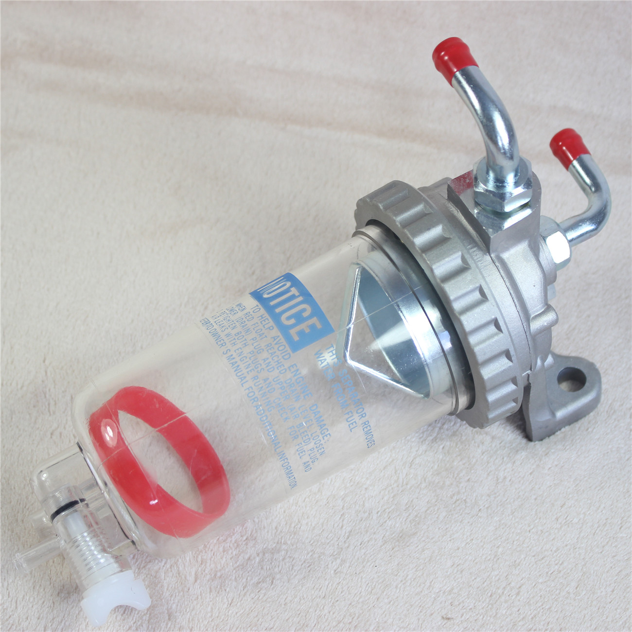 FUEL WATER SEDIMENTER SEPARATOR FIT FOR 1998-2004 ISUZU NPR NPR-HD NQR 4HE1 4.8L