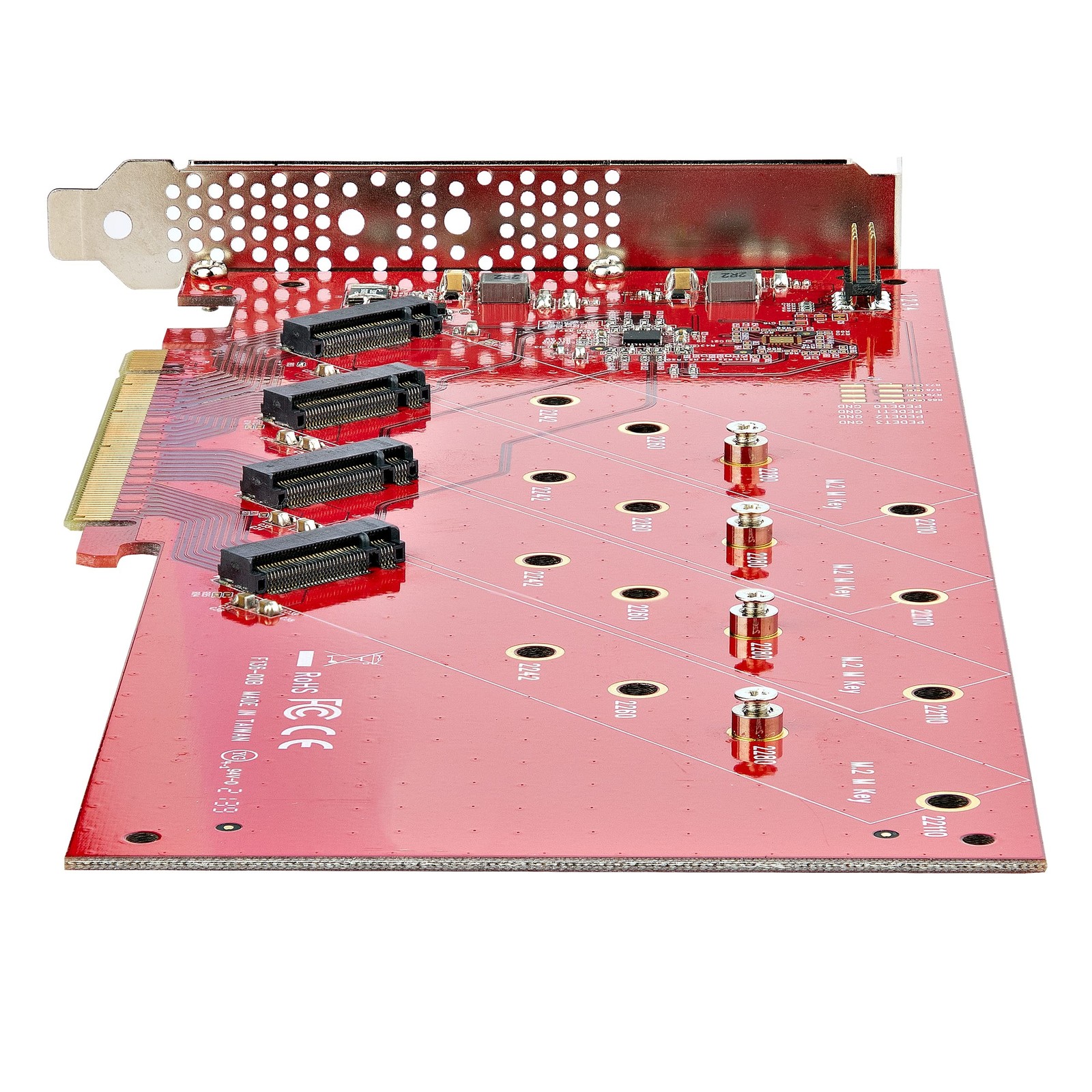 StarTech Quad M.2 PCIe Adapter Card PCIex16 QUADM2PCIECARDB