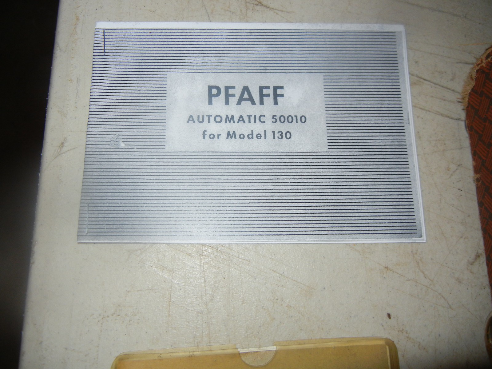 Pfaff 130 Sewing Machine with Programmer (Coffee Grinder)