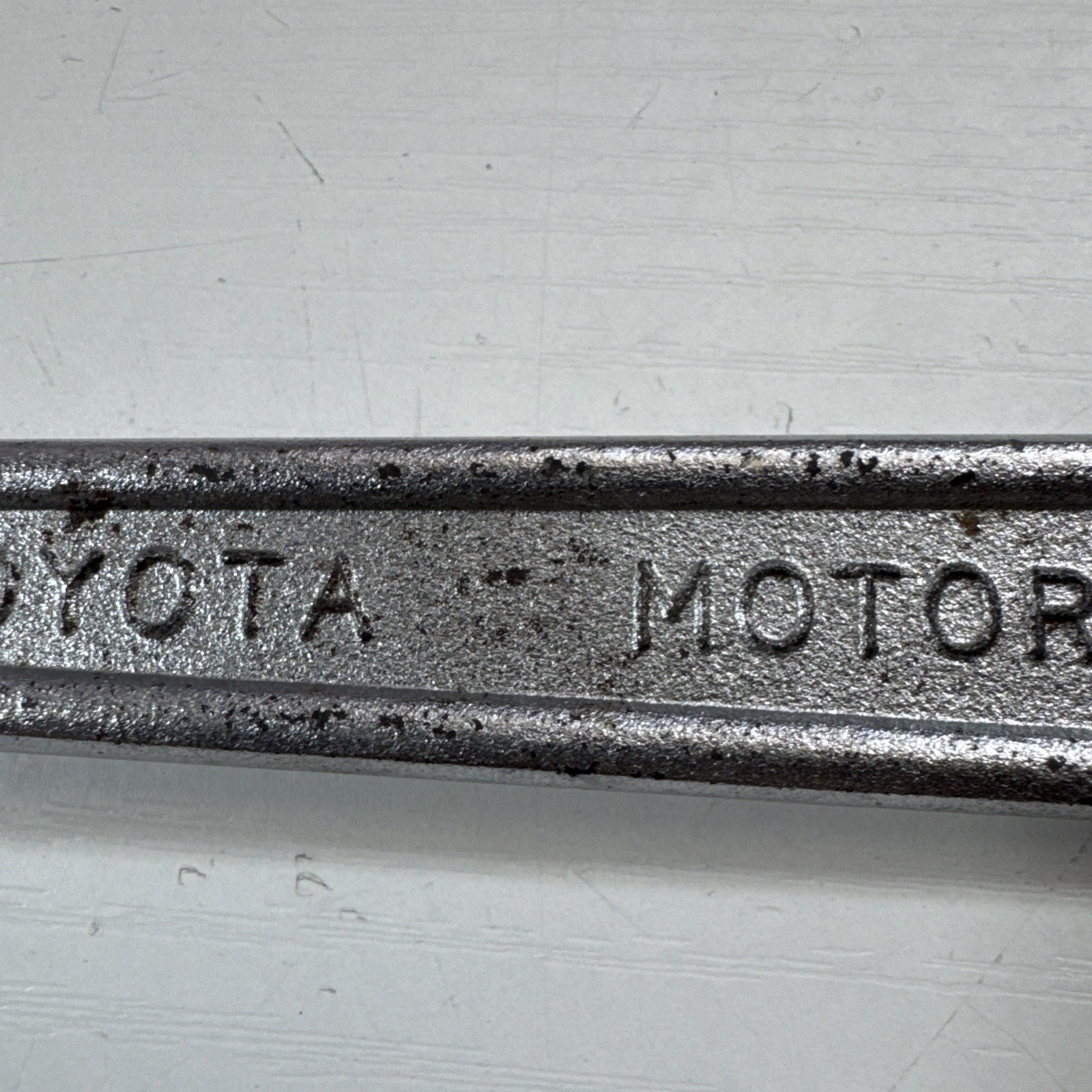Toyota Motors 200mm Adjustable Wrench 8” Long Angle Wrench Vintage Made in Japan