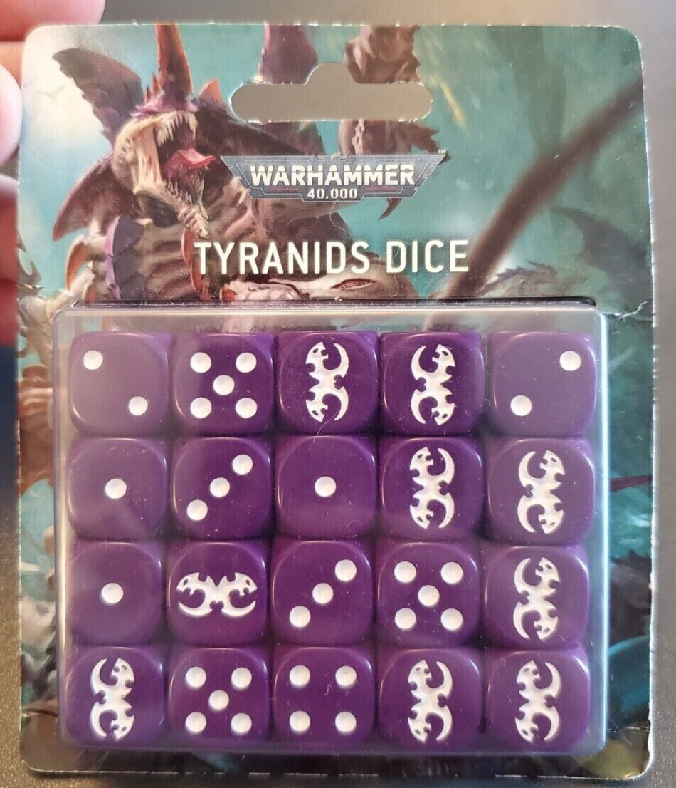 Tyranids Dice Set New in Box Sealed Tyranid GW Games Workshop Warhammer 40k NIB