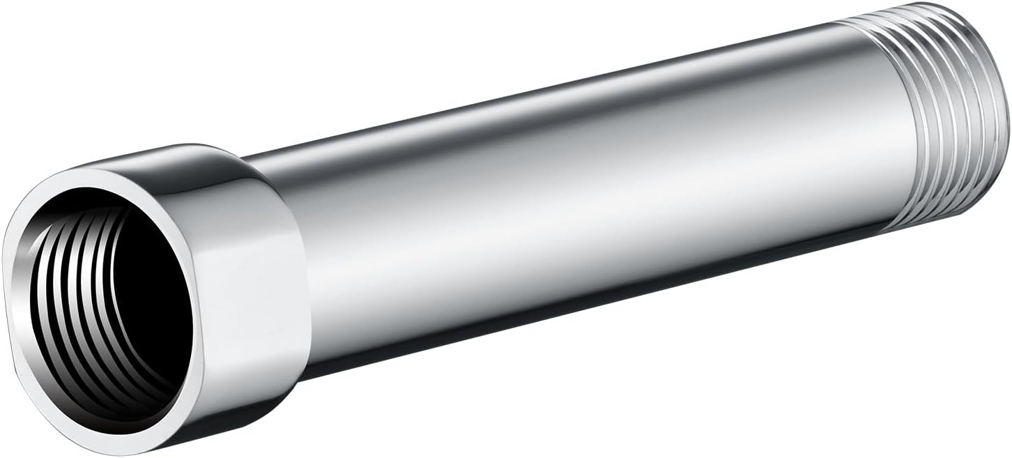 Shower Arm 6'' Extender for Rain and Handheld Shower Head, Chrome BAE0601-01