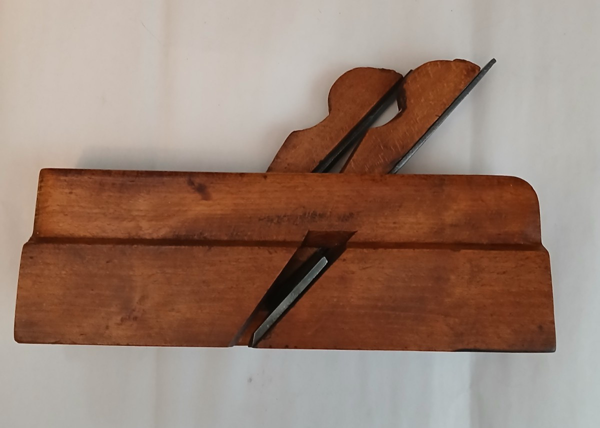 Antique Ohio Tool Co Two Bladed Hollow Plane 1 1/4"