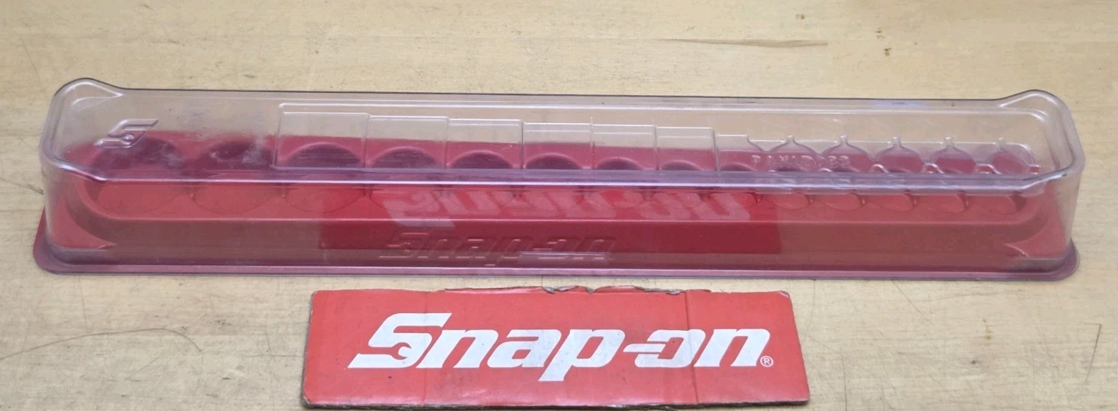 New Snap On PAKTY224 - Tray W/ Lid For 214FSY - 14 Pc 3/8" Drive SAE Socket Set