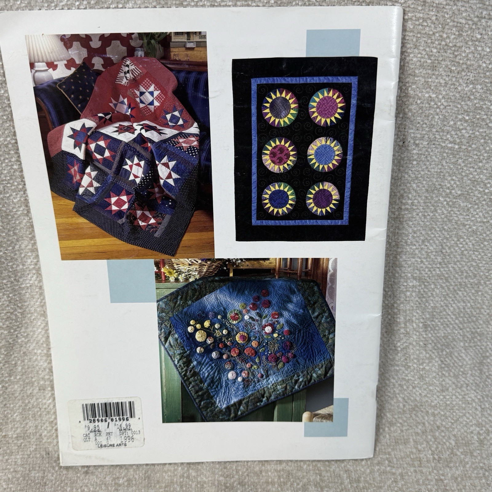 Better Homes & Gardens Color Play Quilts Pattern Book Creative Collection