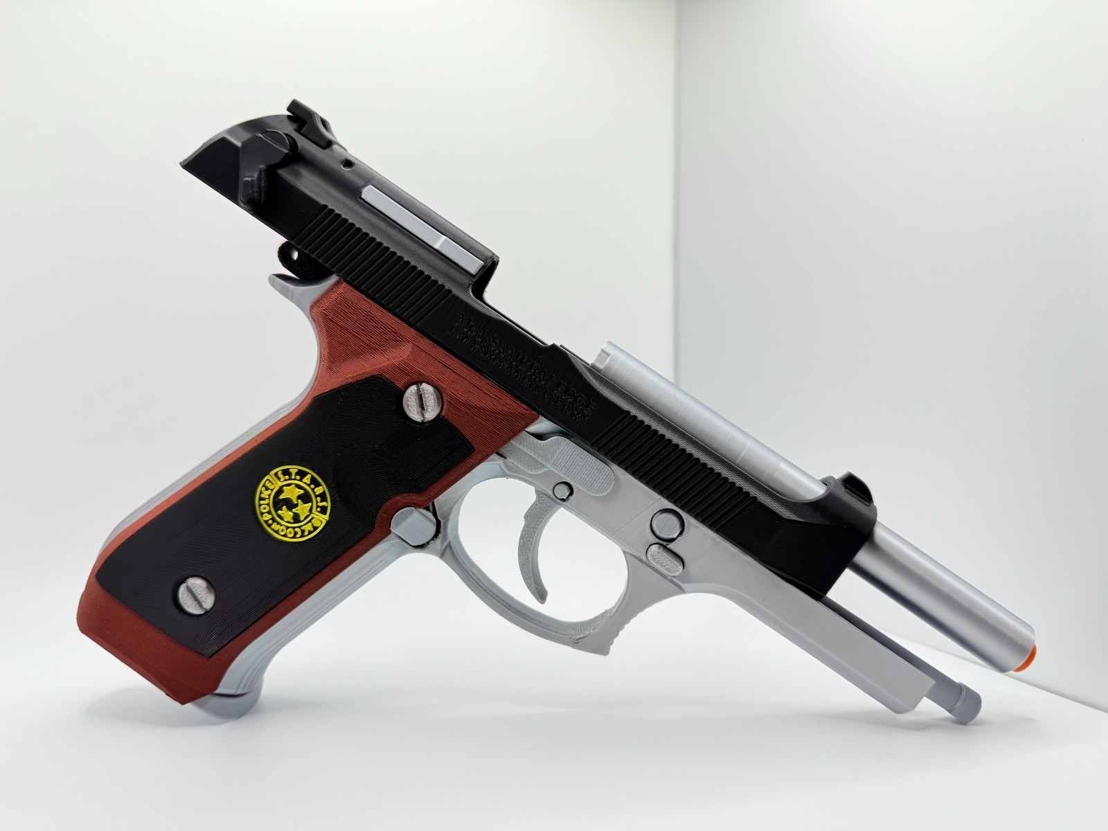 Resident Evil Samurai Edge Beretta 92F Prop | Wesker Model | 3D Printed