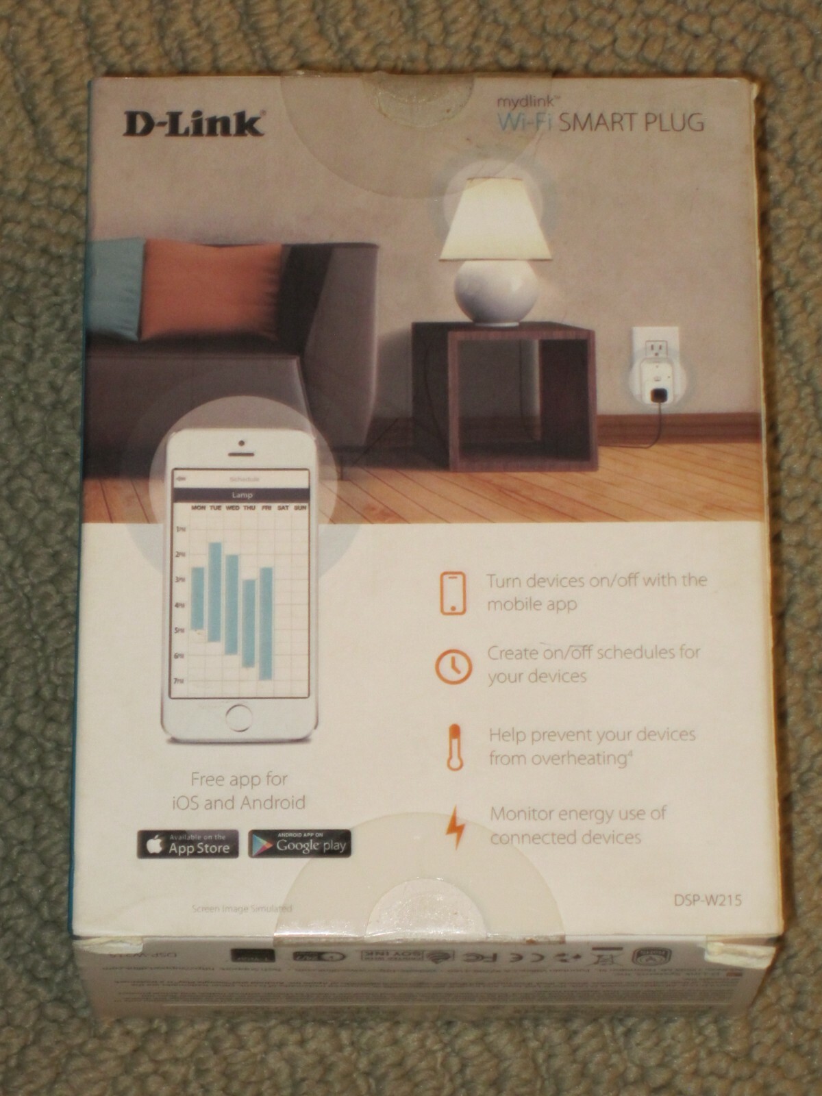 D-Link Mydlink Wi-Fi Smart Plug DSP-W215