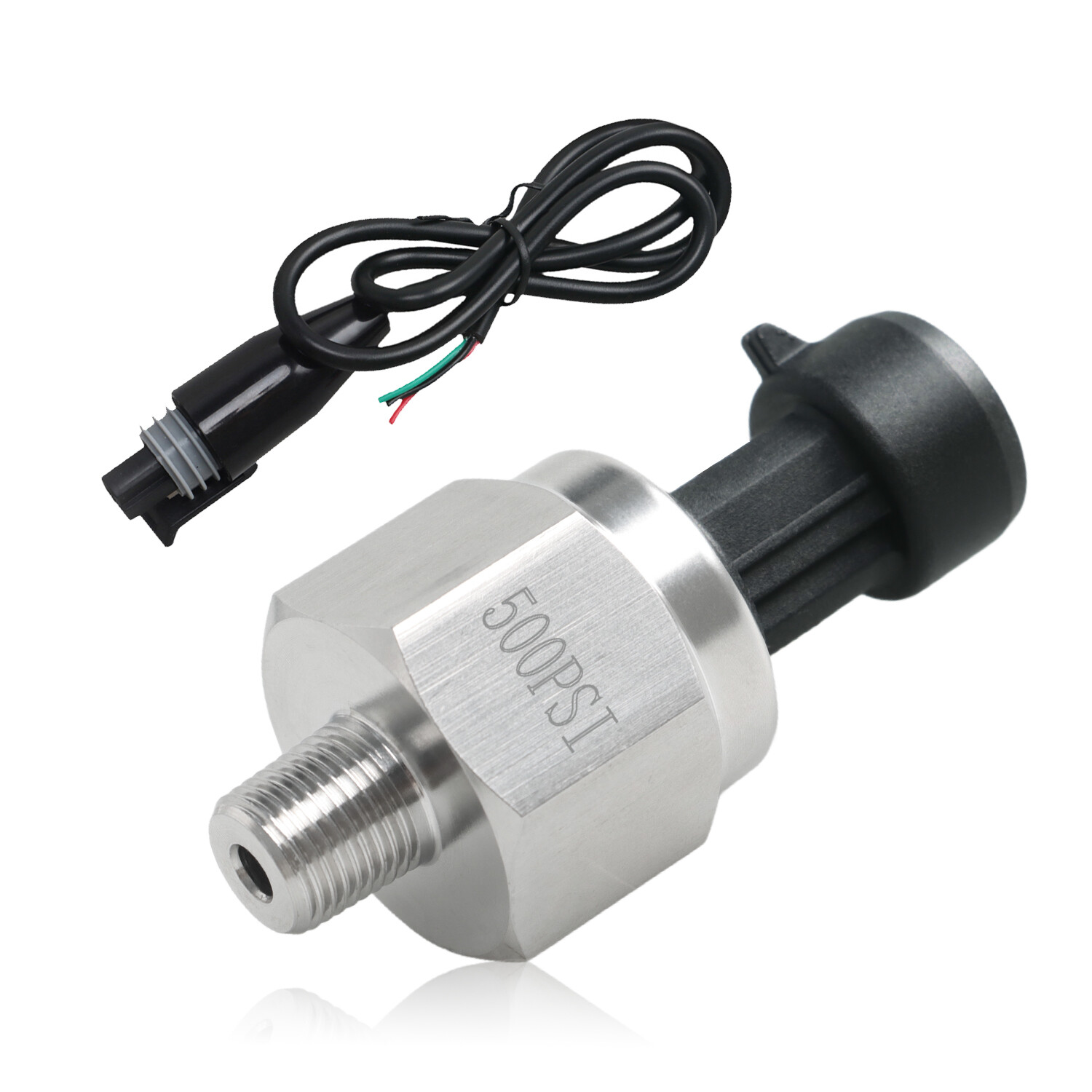 High Quality Pressure transducer 500 PSI Stainless Kit for Oil Fuel Air Water