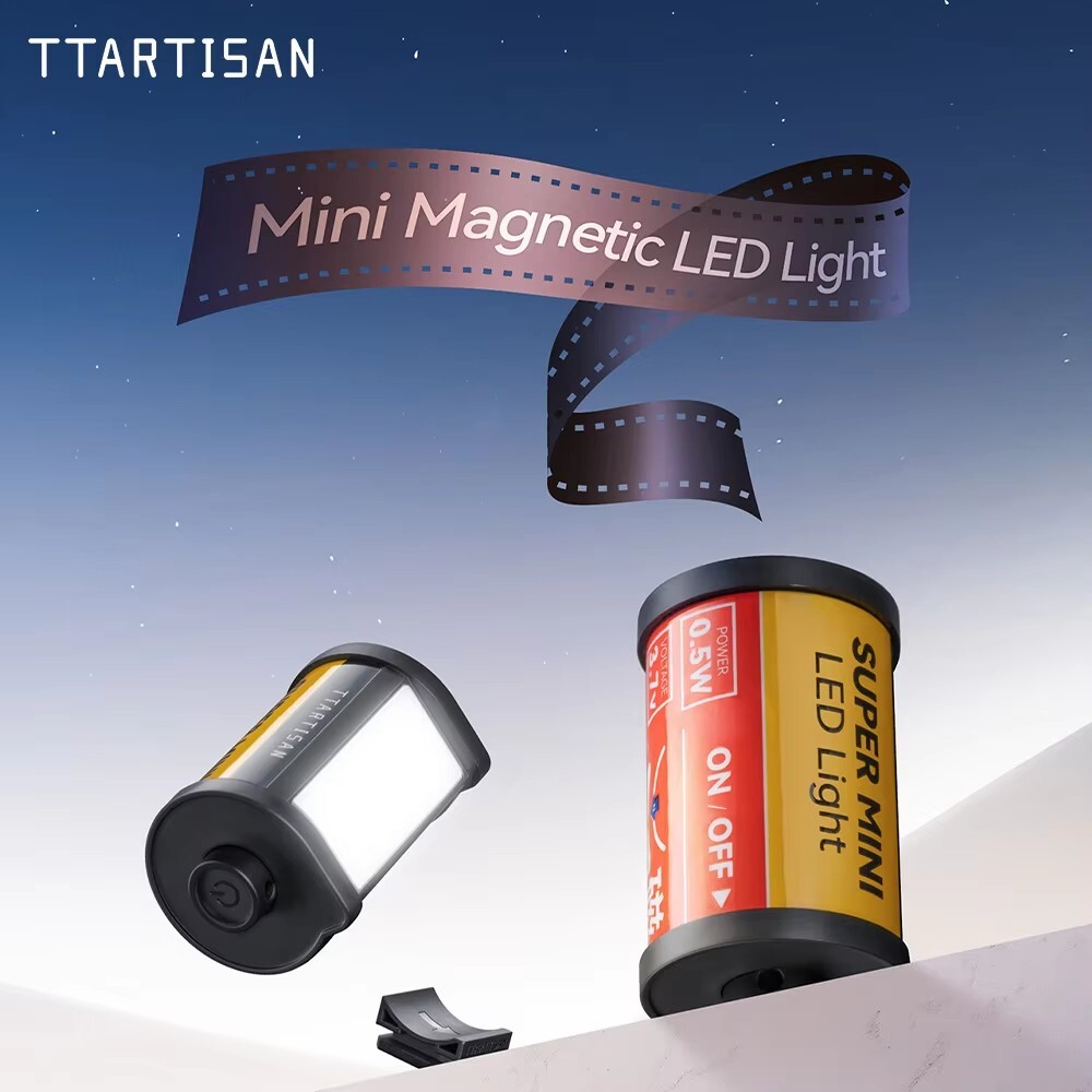 TTArtisan Mini Magnetic LED Video Light Cold Shoe On Camera Light 3000K-6000K