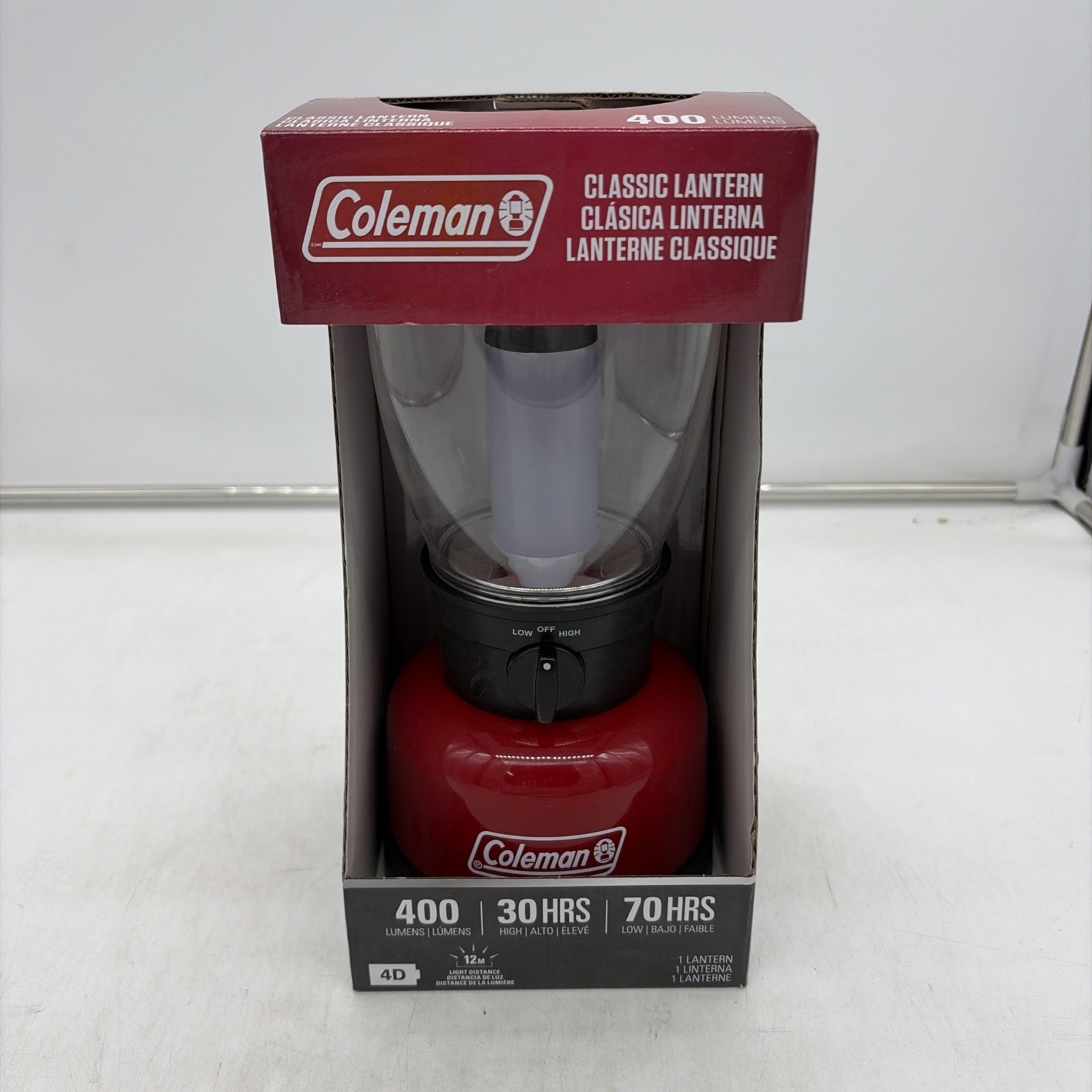 Coleman Classic 400 Lumens LED Lantern Red